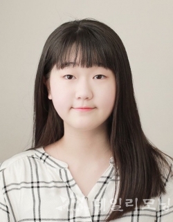 광주 조대여중 1학년 박채이 양(사진=조대여중 제공)